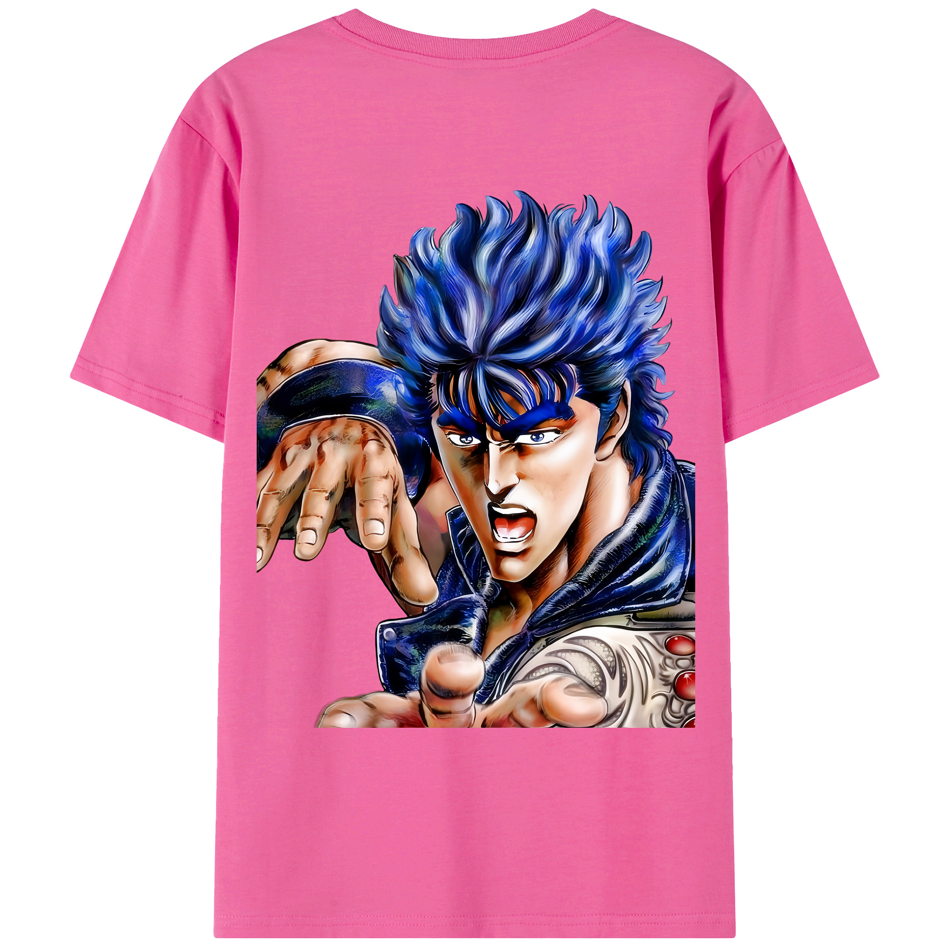 （画像用） 北斗の拳 Fist of the North Star レディース半袖Tシャツ(バックプリント)